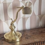 Brass notary or banker's lamp