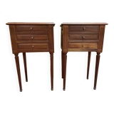 Pair of Art Deco style bedside tables