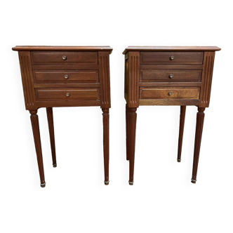 Pair of Art Deco style bedside tables