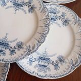 Flat plates ironstone St Amand Hamage 'Regency'