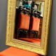 Antique mirror in a baguette frame