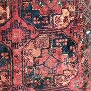 Carpet 19th century former Turkmen Ersari handmade 205 X 288 CM