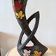 Vase forme libre lava et email design années 60