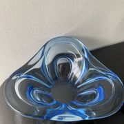 Blue Murano fruit bowl