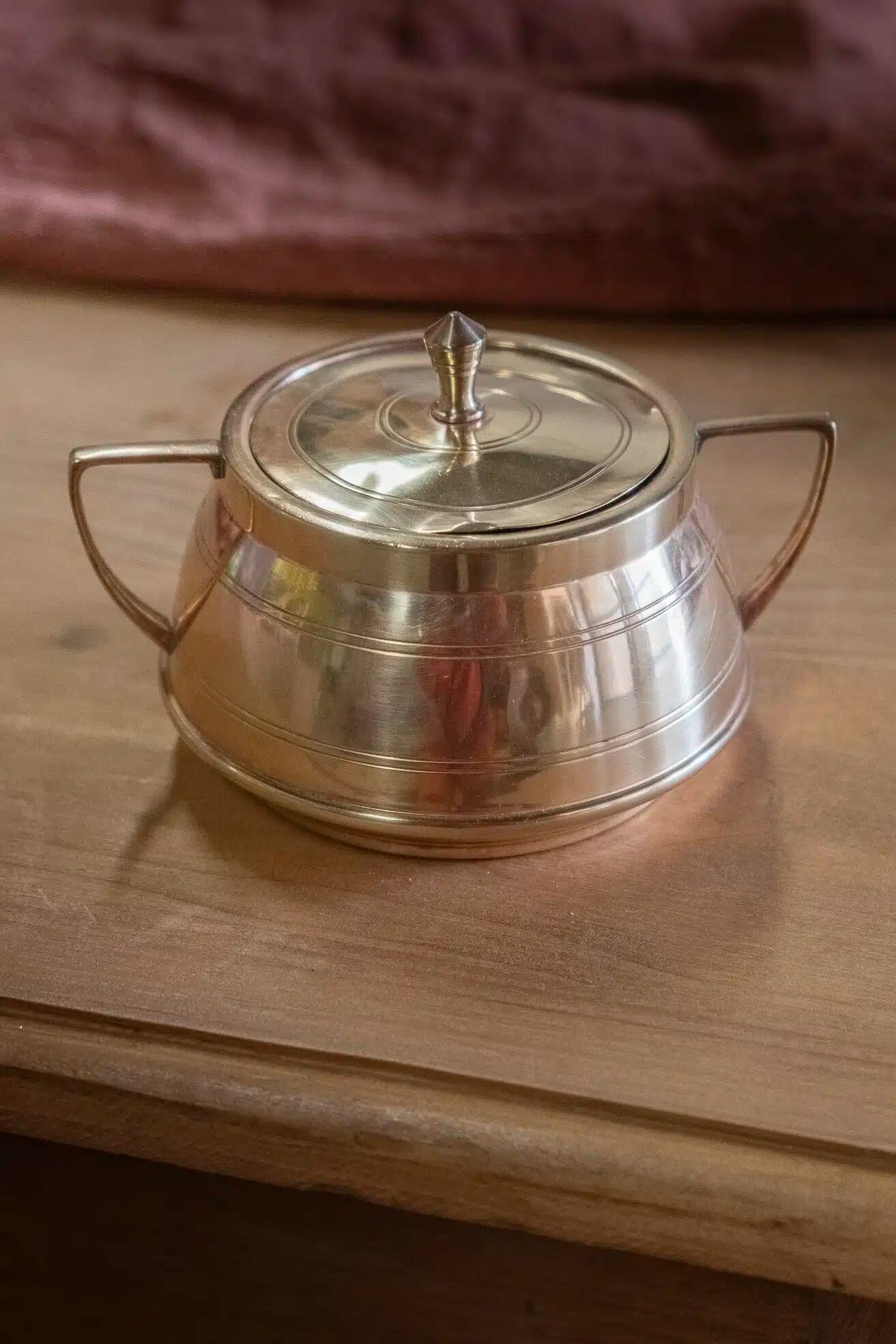 Small pot with brass lid "Berthe"