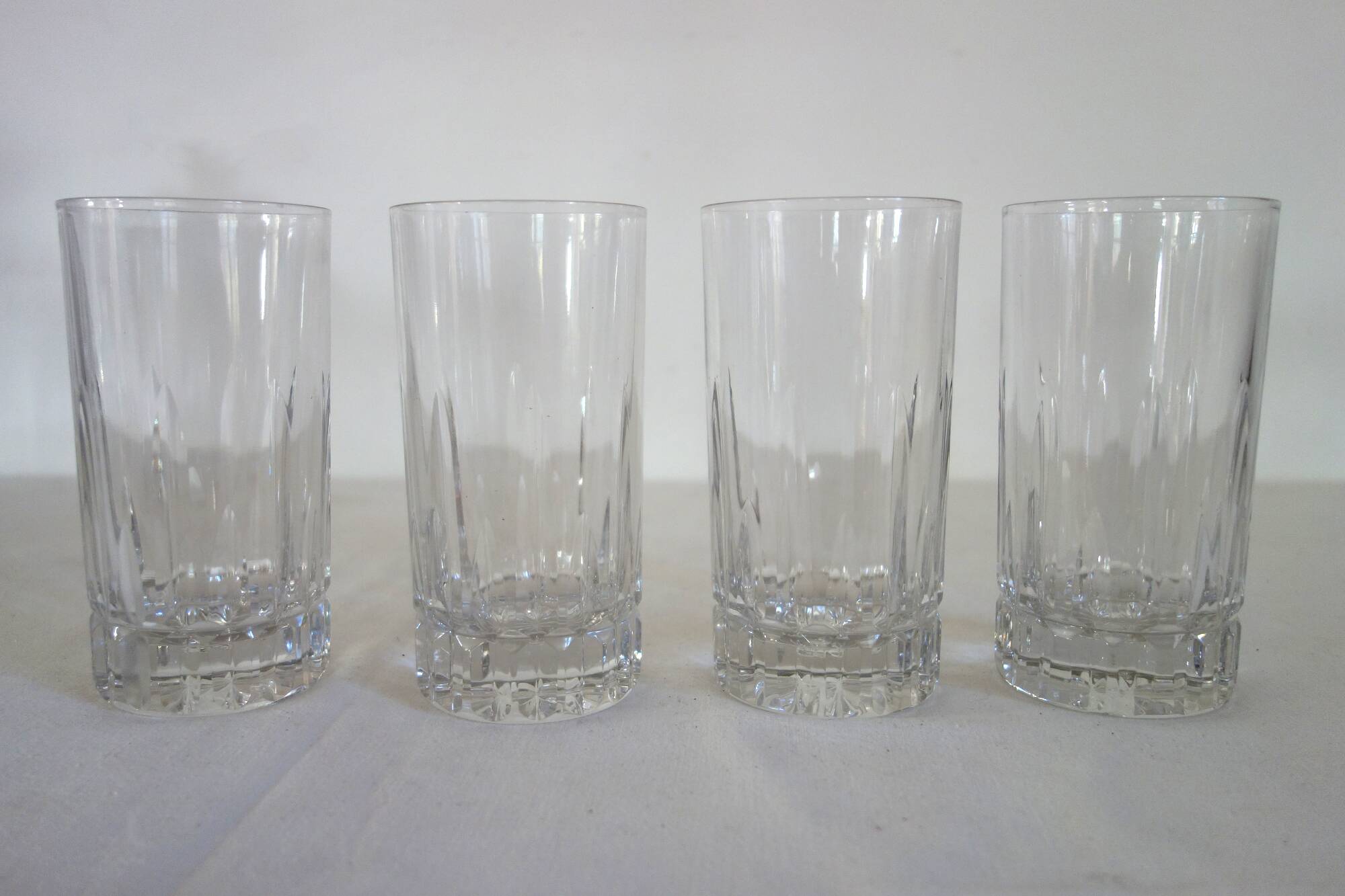 Service à whisky long drink RCR cristal ciselé vintage