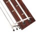 Vintage rosewood coat rack made in the 1960s