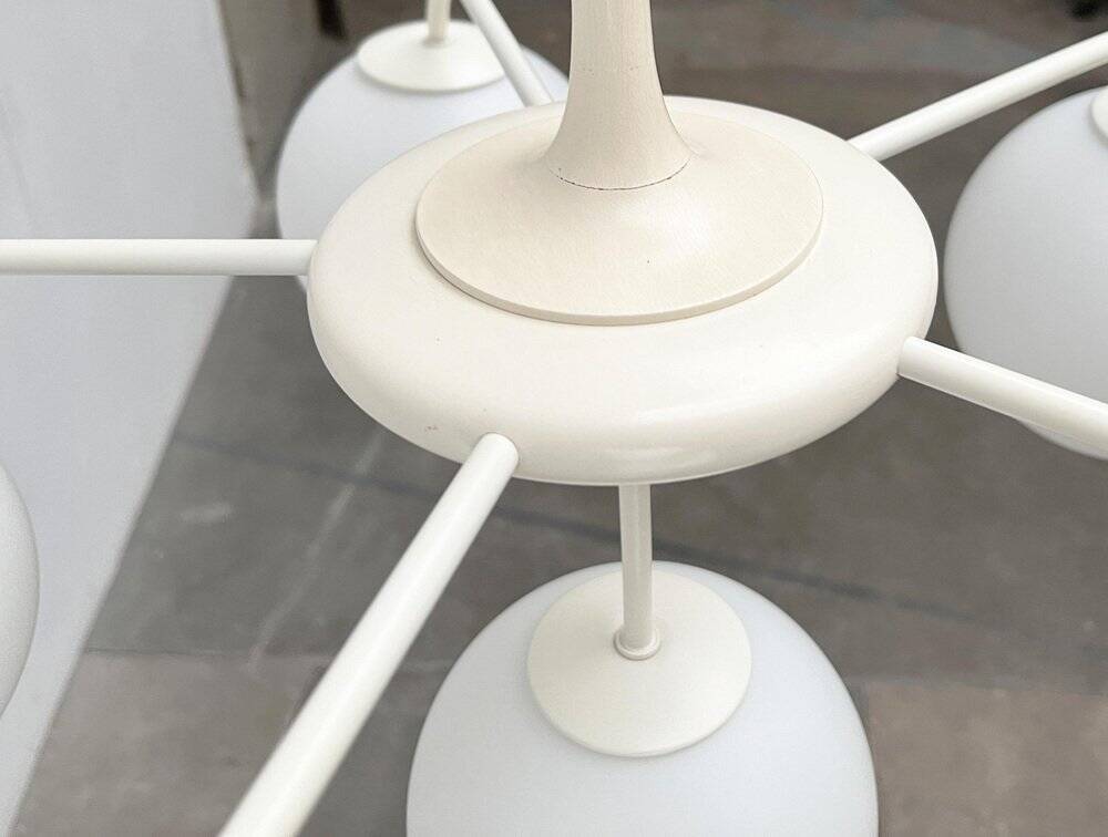 Swiss suspended chandelier from the mid-century space age by E. R. Nele for Temde, 1960s.