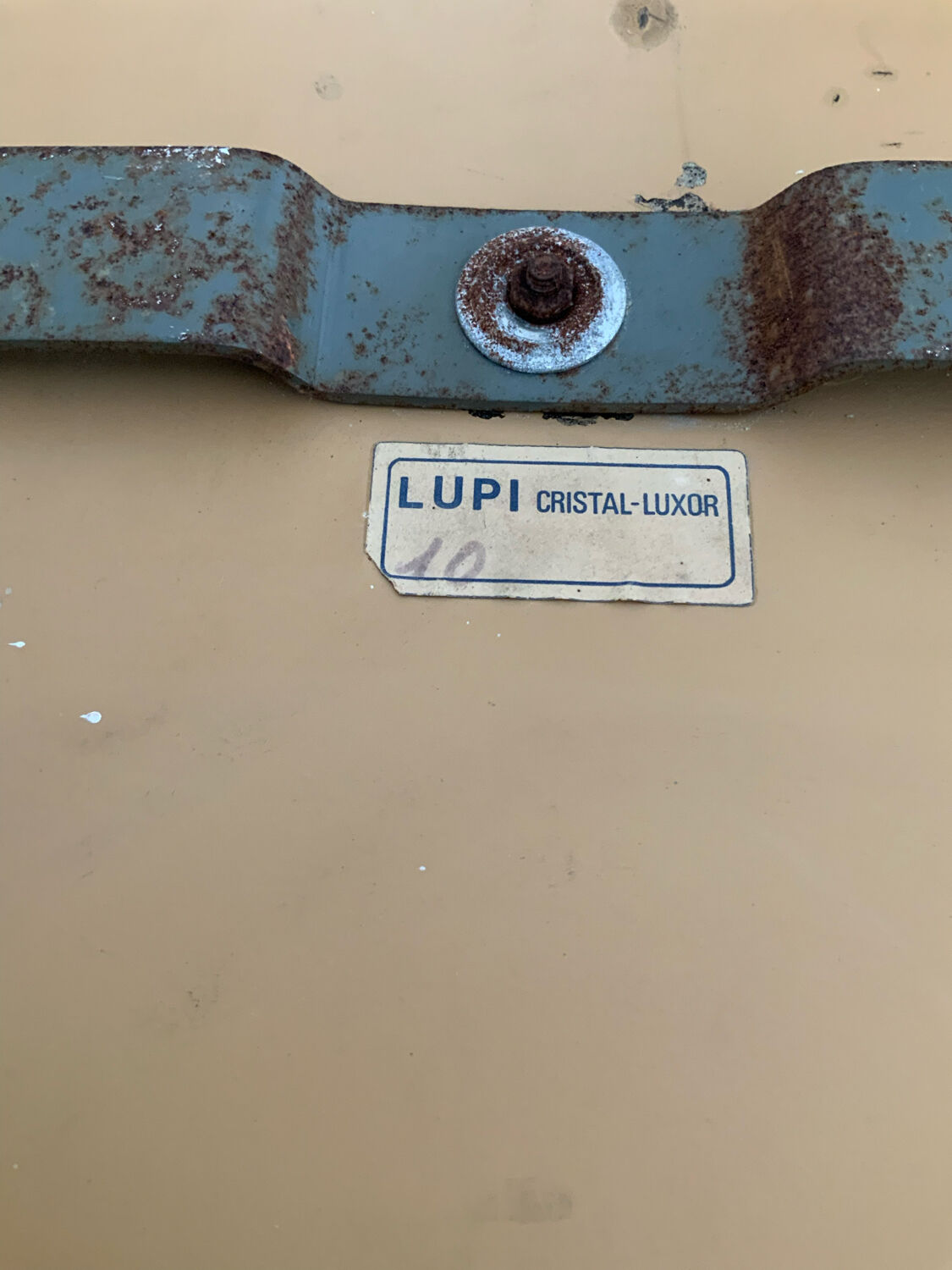 Mirror Antonio Lupi by crystal Luxor 60s 70s 59x80cm