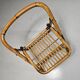Set of 4 Dal Vera bamboo folding chairs, brass details, Italy, 1960s.