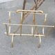 Seventies magazine holder welded brass