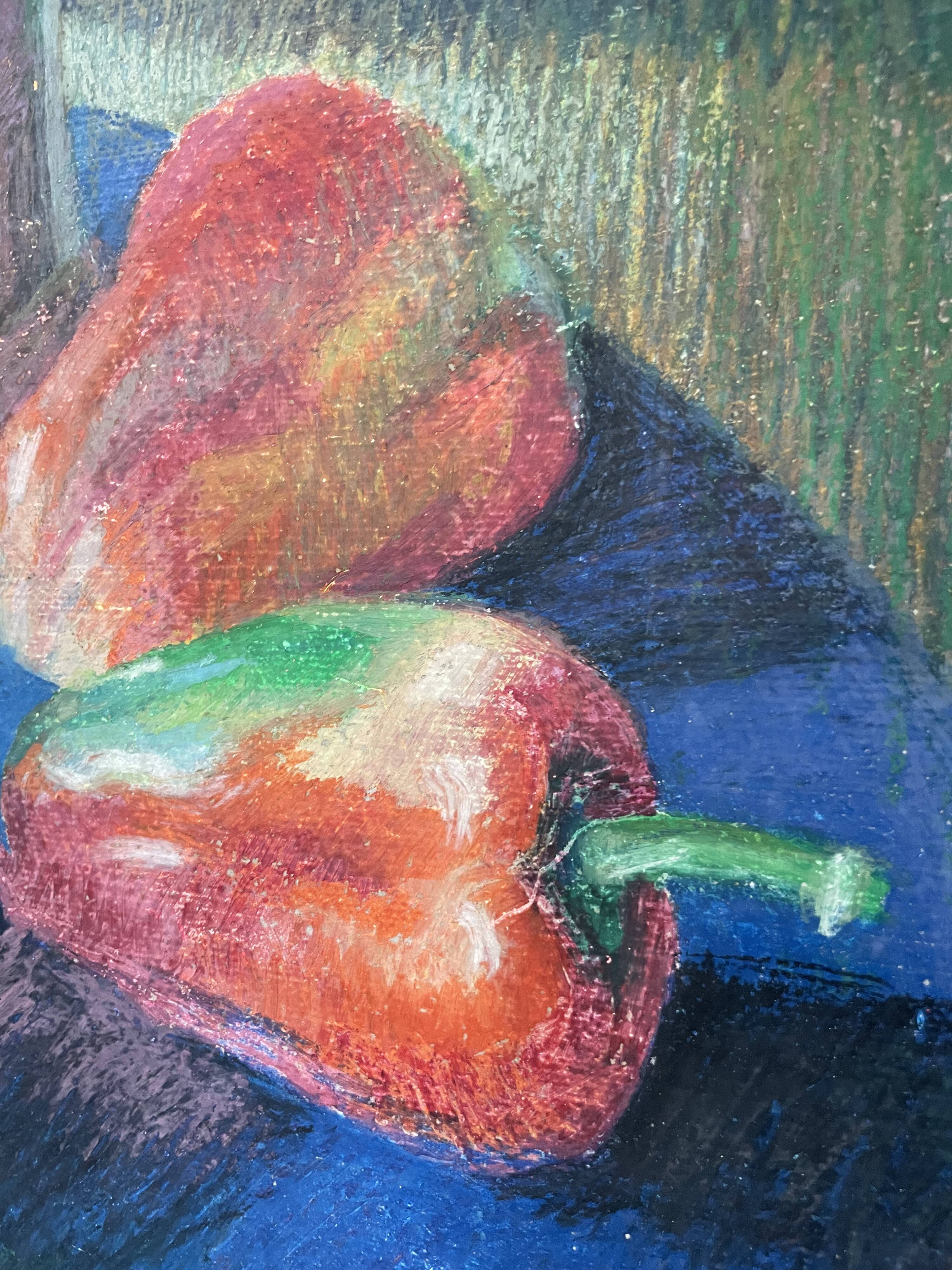 Oil pastel still life 1970