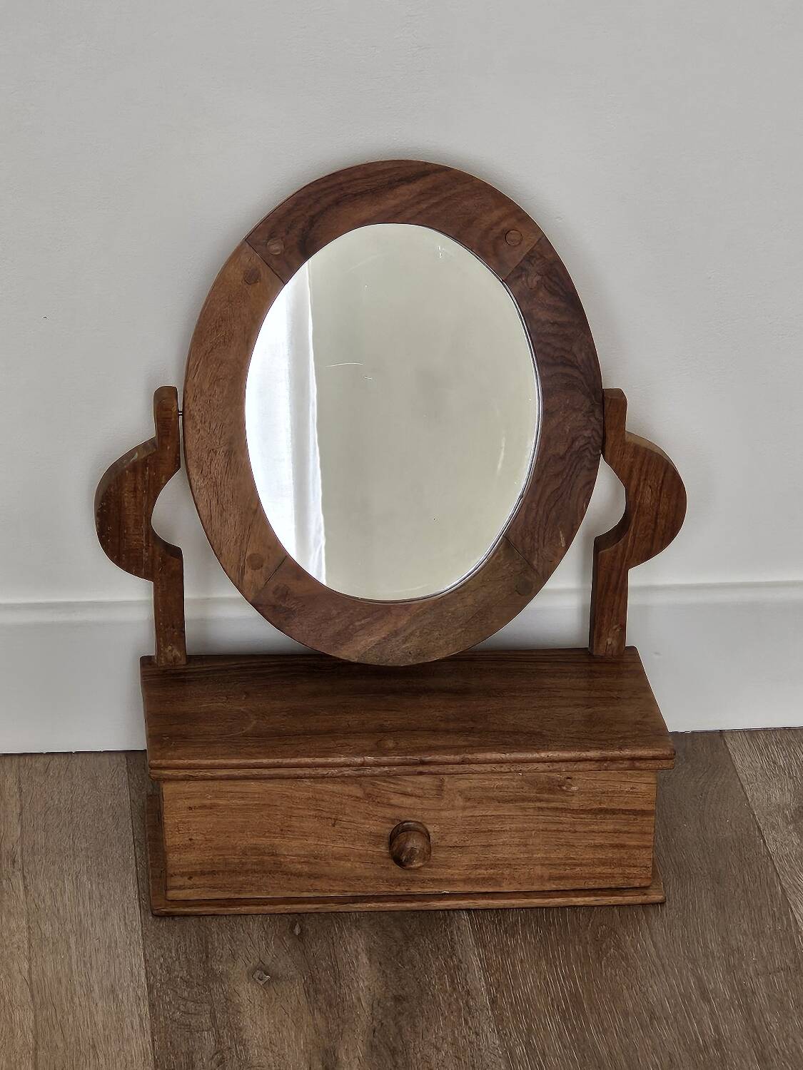 Wooden Swivel Dressing Table Mirror