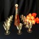 Set of 12 glass liqueur glasses from the 1930s 1940s