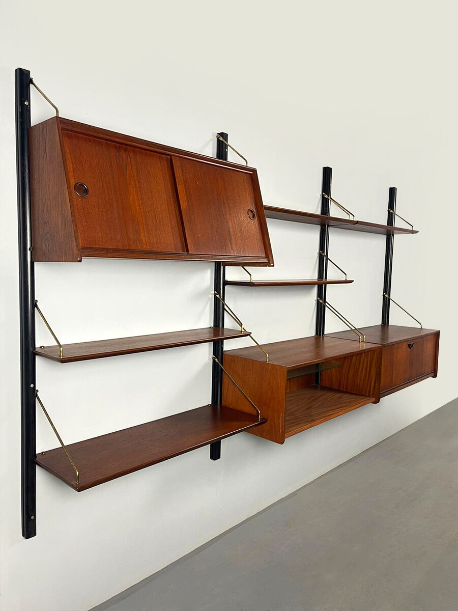 Vintage design modular wall unit Louis van Teeffelen Webe 1960