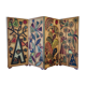 Screen decorated with wool threads, “Huichol” art, Sofia Ribeira, 124 cm
