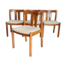 Suite de 4 chaises de Johannes Andersen