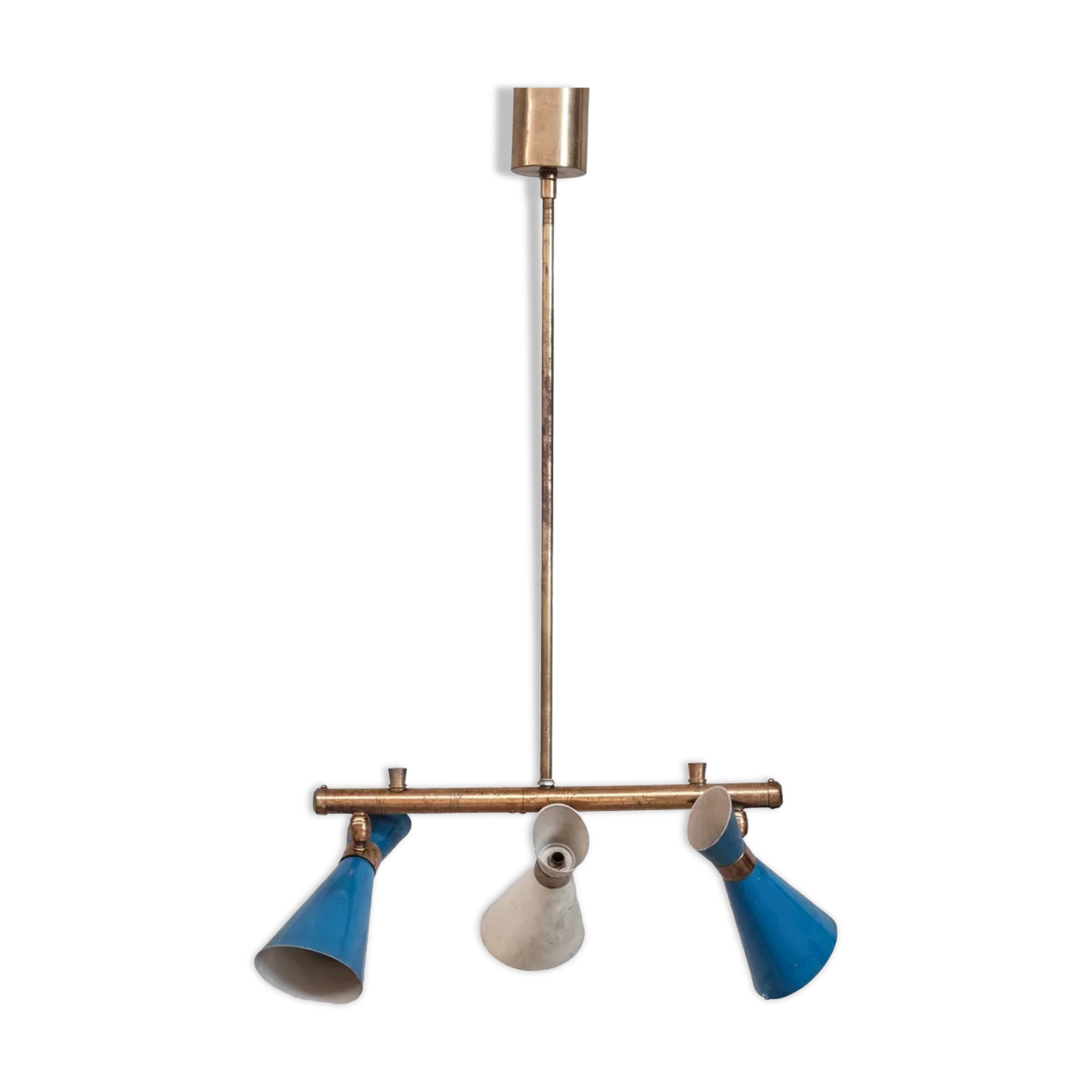 Brass Mid-Century Italian Chandelier Pendant