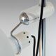 Mid Century Modern White Metal Floor Lamp by Elio Martinelli, 1970s