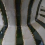 Vase old ceramic potiche 40 cm 50s signed "PH"