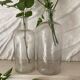 Old glass bottles pharmacy vials
