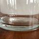 Large cylindrical vase in blown glass