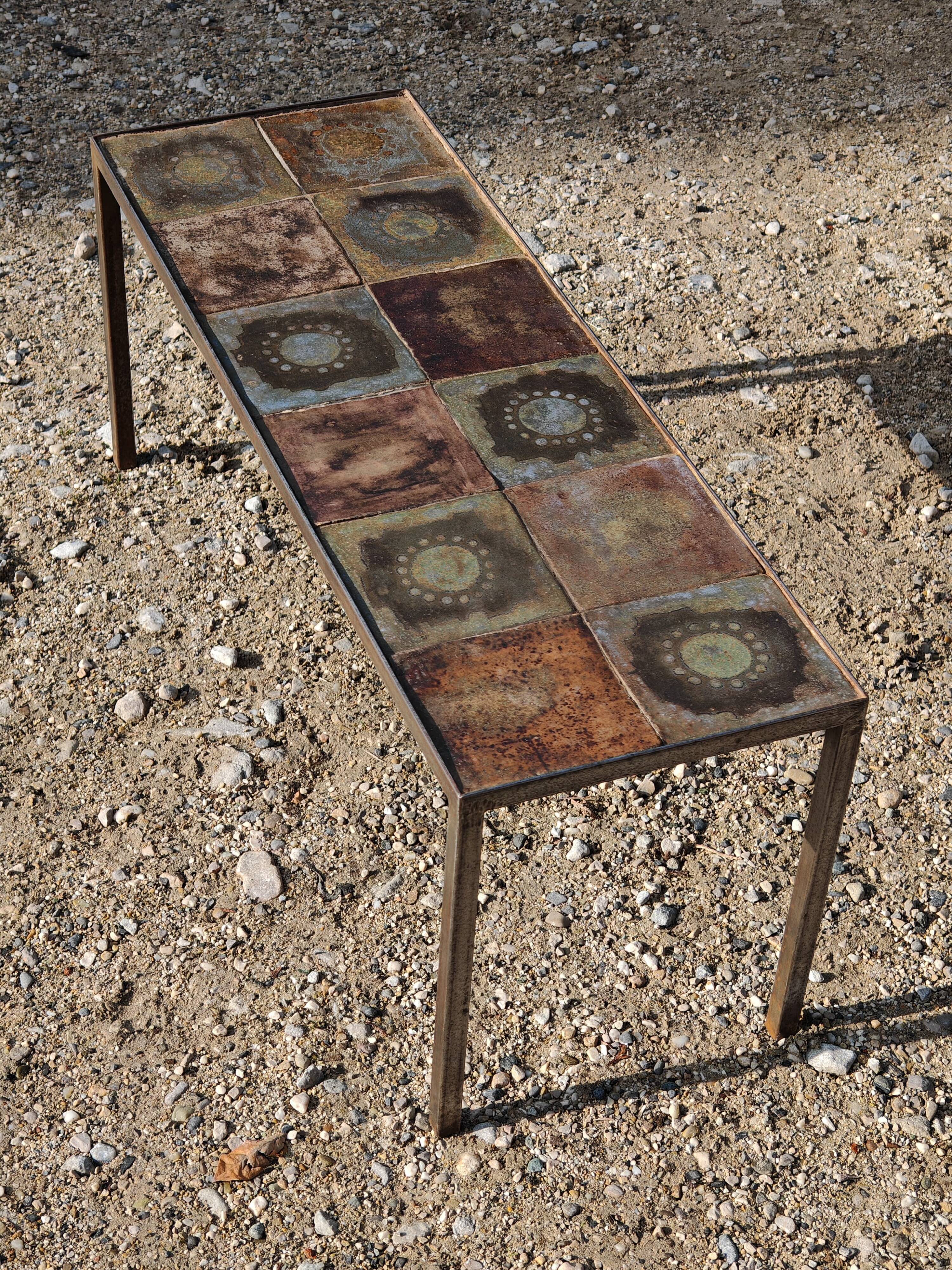 Vintage ceramic coffee table