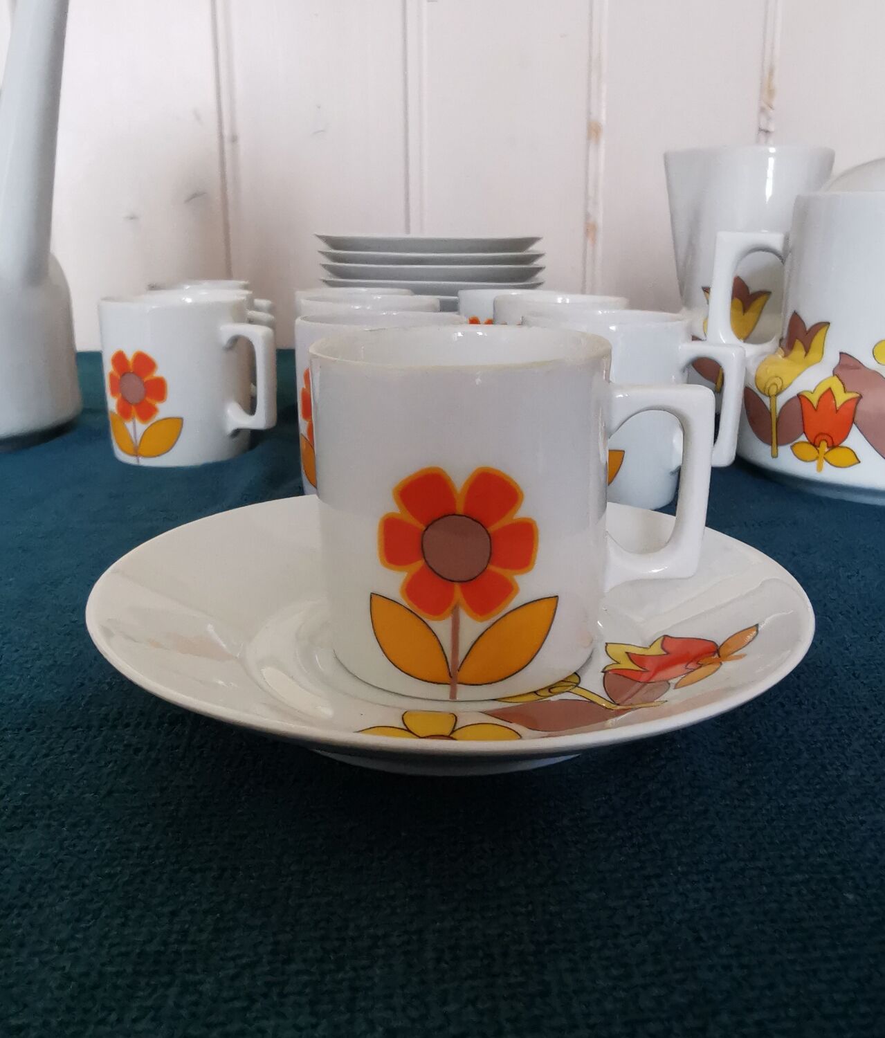 L. Lorioux coffee set 10 cups