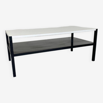 Mid Century Modernist Black and White coffee table by Wim Rietveld, 1960s