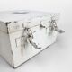 Industrial pharmacy box white metal