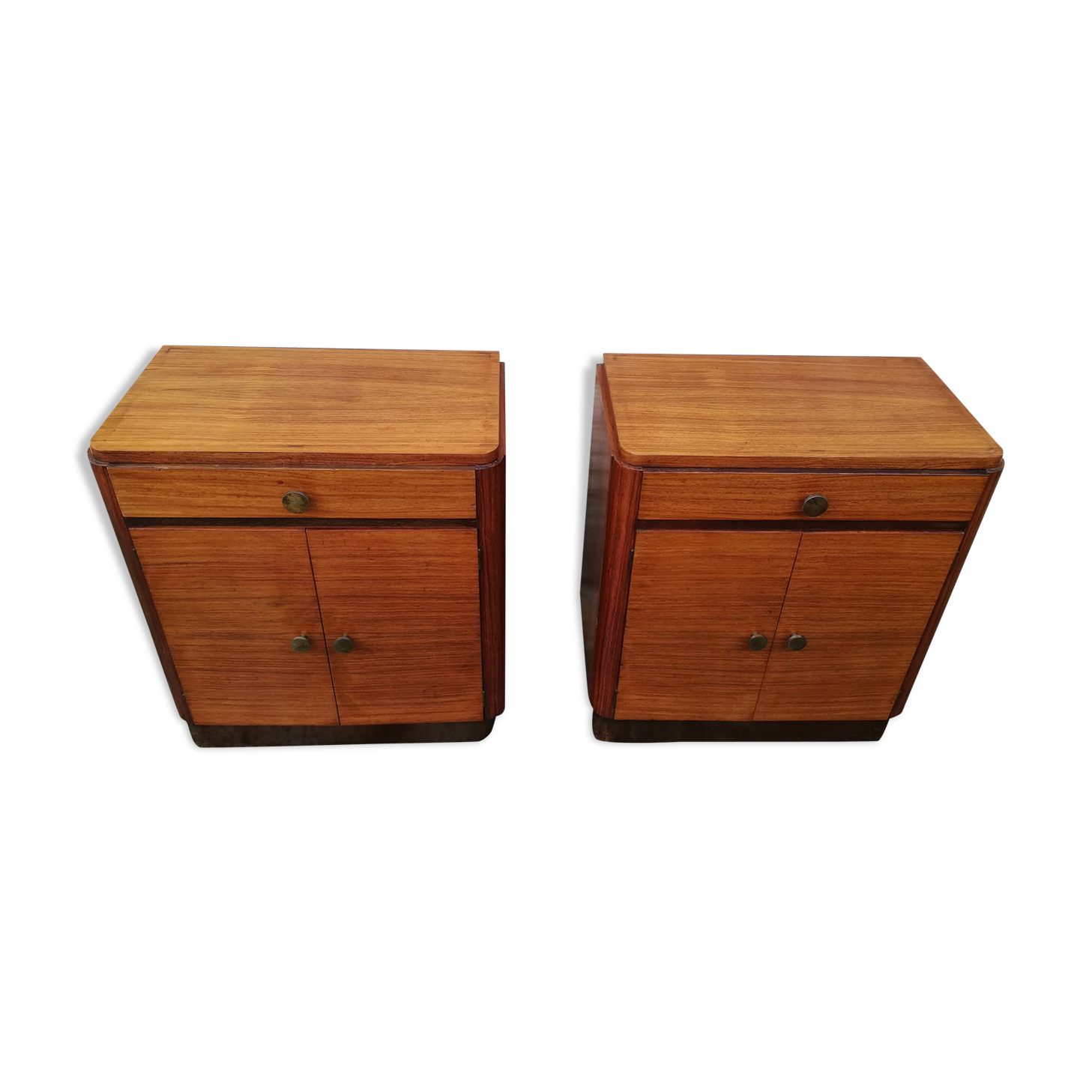 Pair of art deco night tables