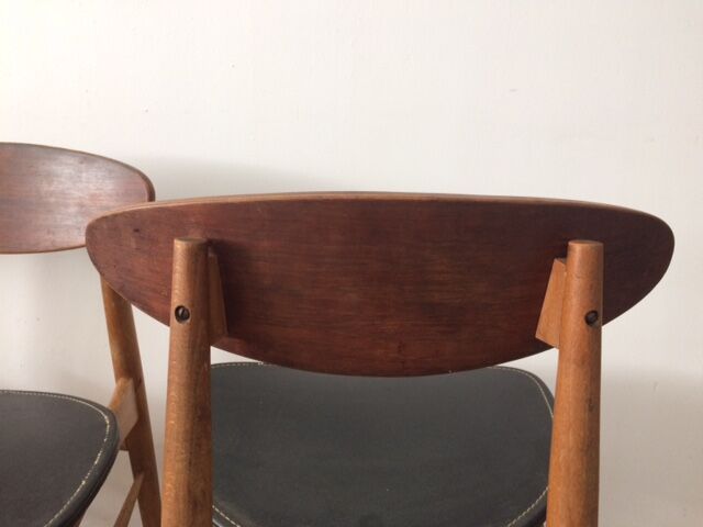 4 Scandinavian chairs 1950