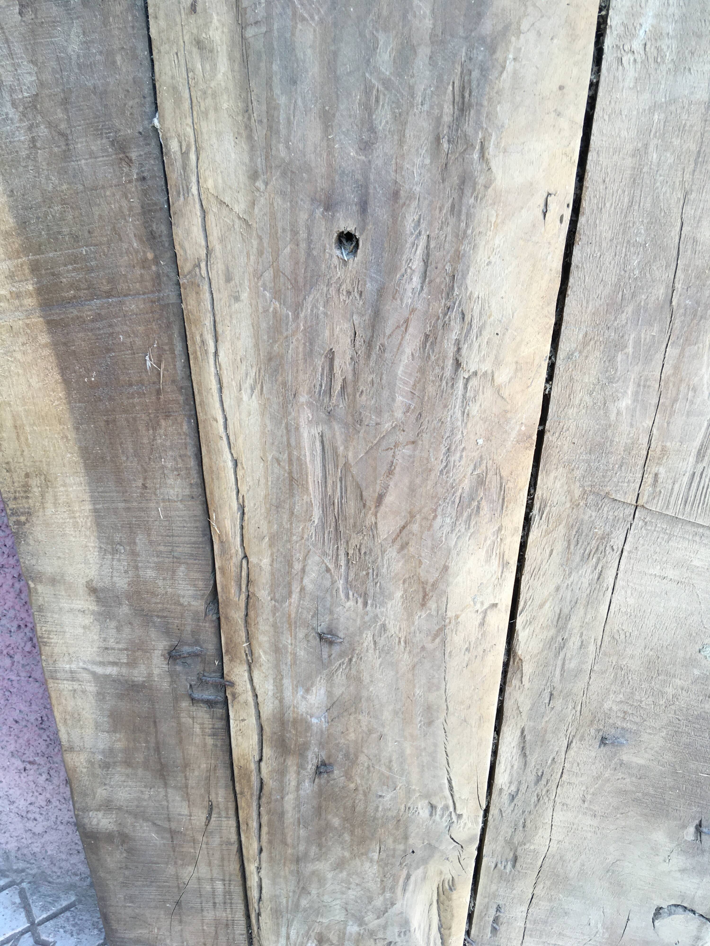 Authentic vintage wooden berber door - morocco