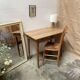 Bureau en chêne / table de ferme