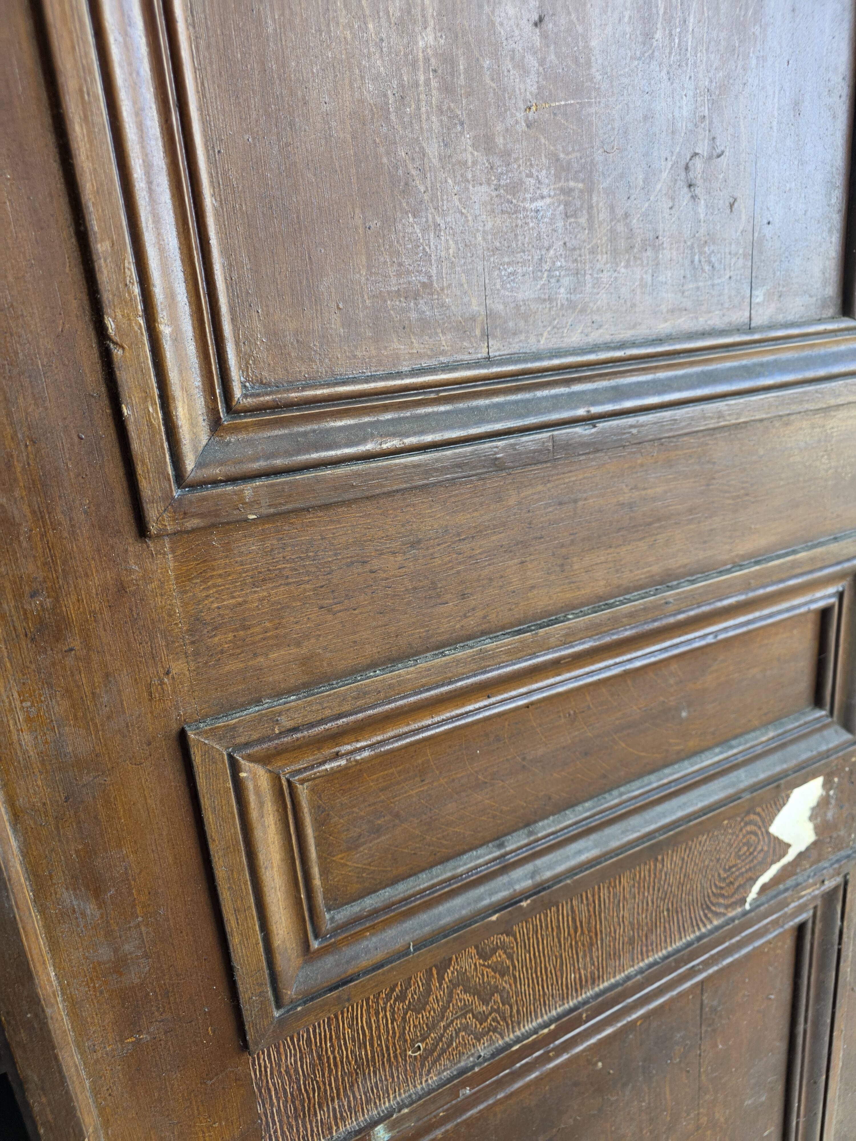 3 paires de portes de séparation du XIXème s.
