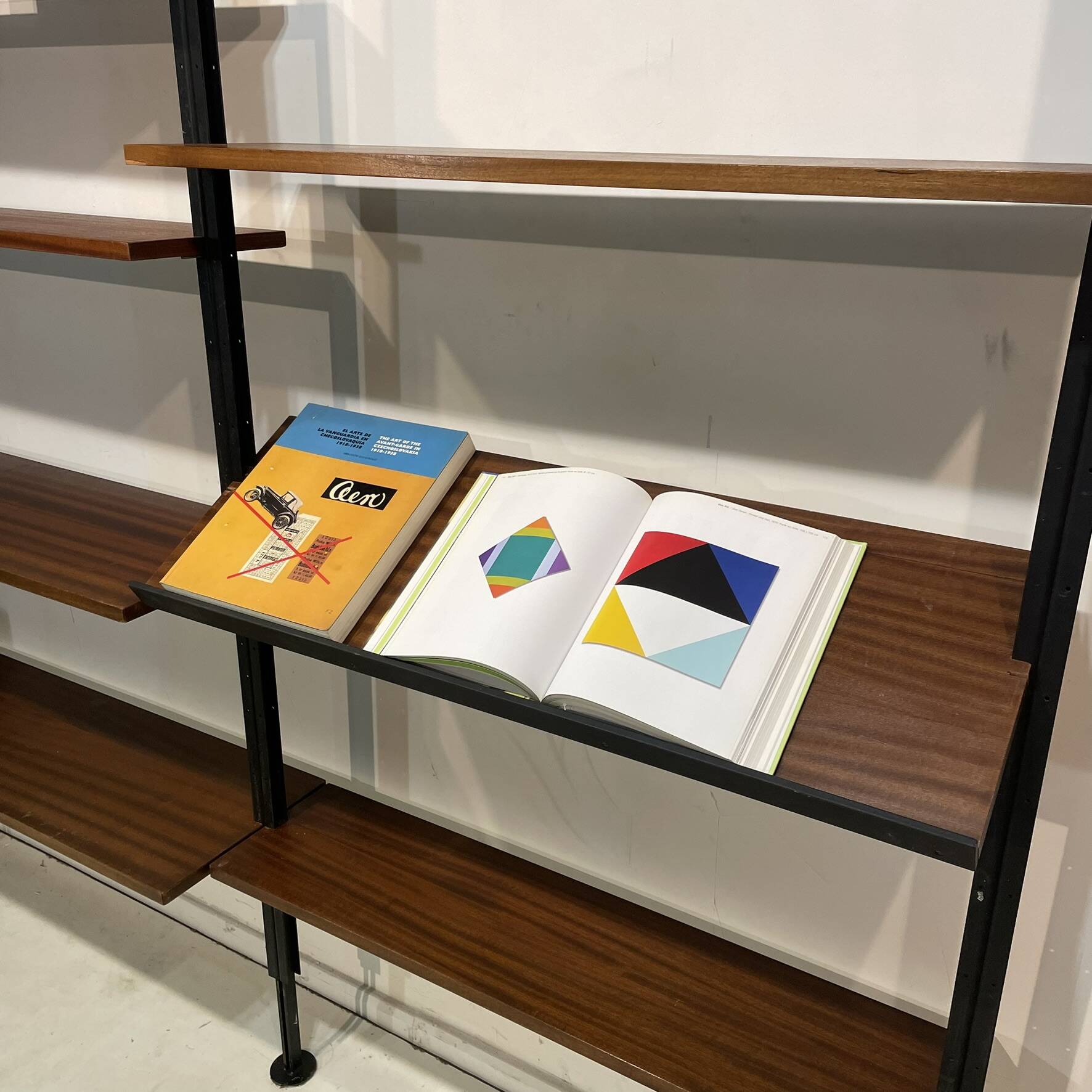 Rosewood Wall or Floor/Ceiling Bookcase