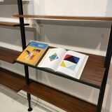 Rosewood Wall or Floor/Ceiling Bookcase