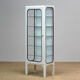 Glass & Iron Medical Cabinet, 1970s