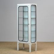 Cabinet médical en verre et fer, années 1970