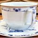 6 octagonal tea cups and saucers porcelain Haviland Limoges