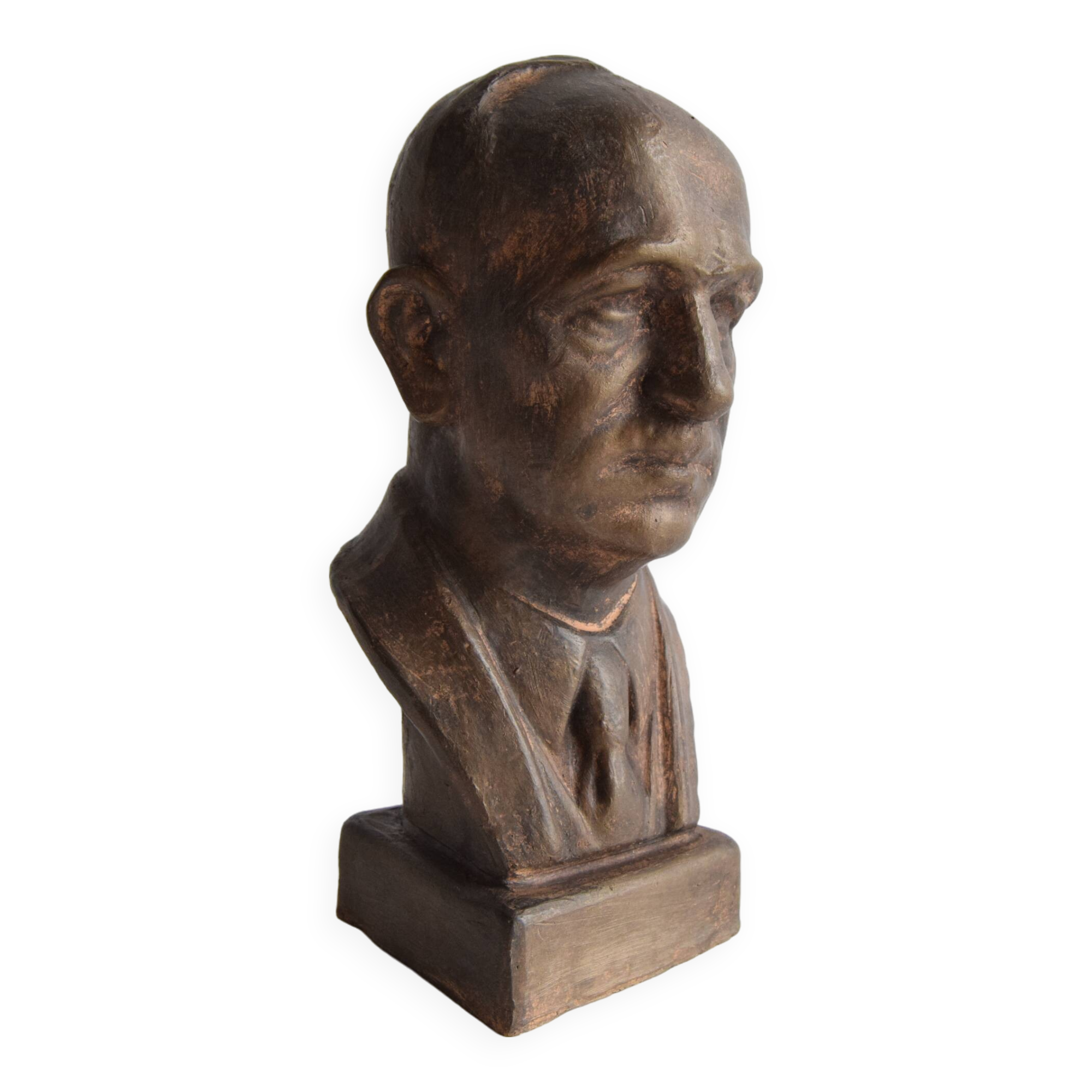 Doctor Edvard Beneš Ceramic Bust, circa 1950's