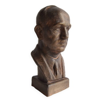 Doctor Edvard Beneš Ceramic Bust, circa 1950's