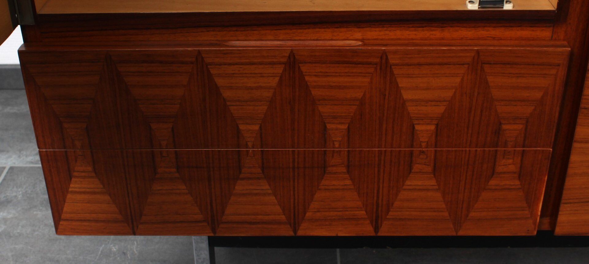 Rosewood highboard by Musterring International, 1960s