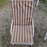 Vintage metal garden chairs