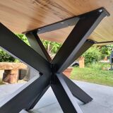 Dining table solid oak feet mikado