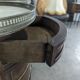 Pair of Louis XVI style bedside tables with a gallery.