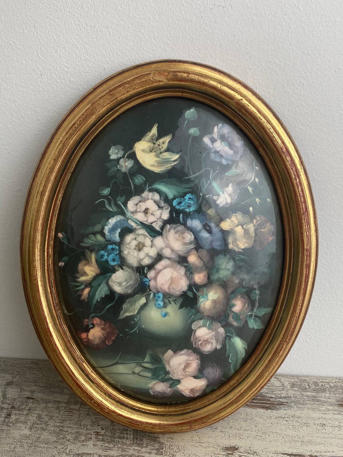 Helda painting enamels on copper