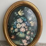 Helda painting enamels on copper