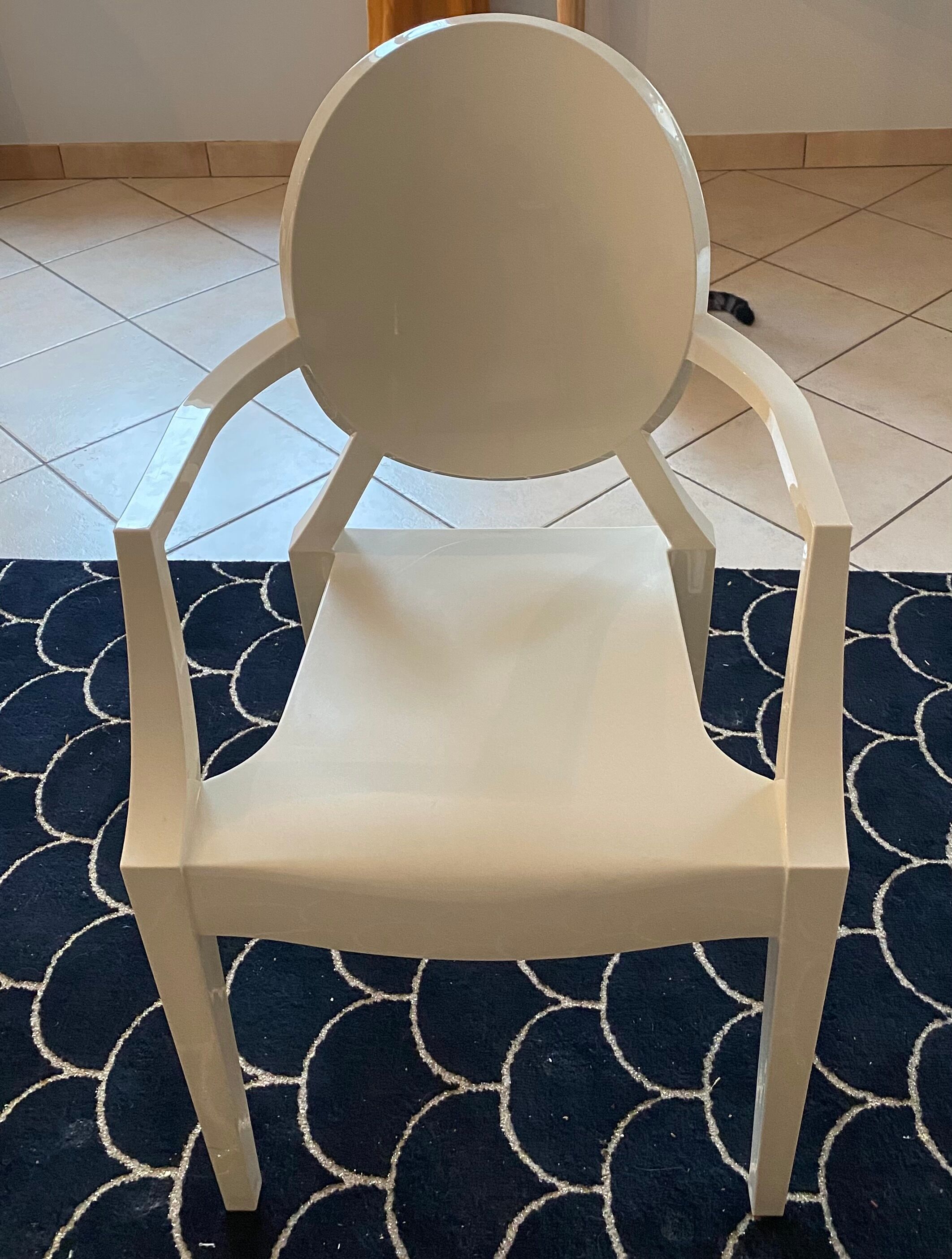 Philippe Starck's Louis Ghost chair for Kartell