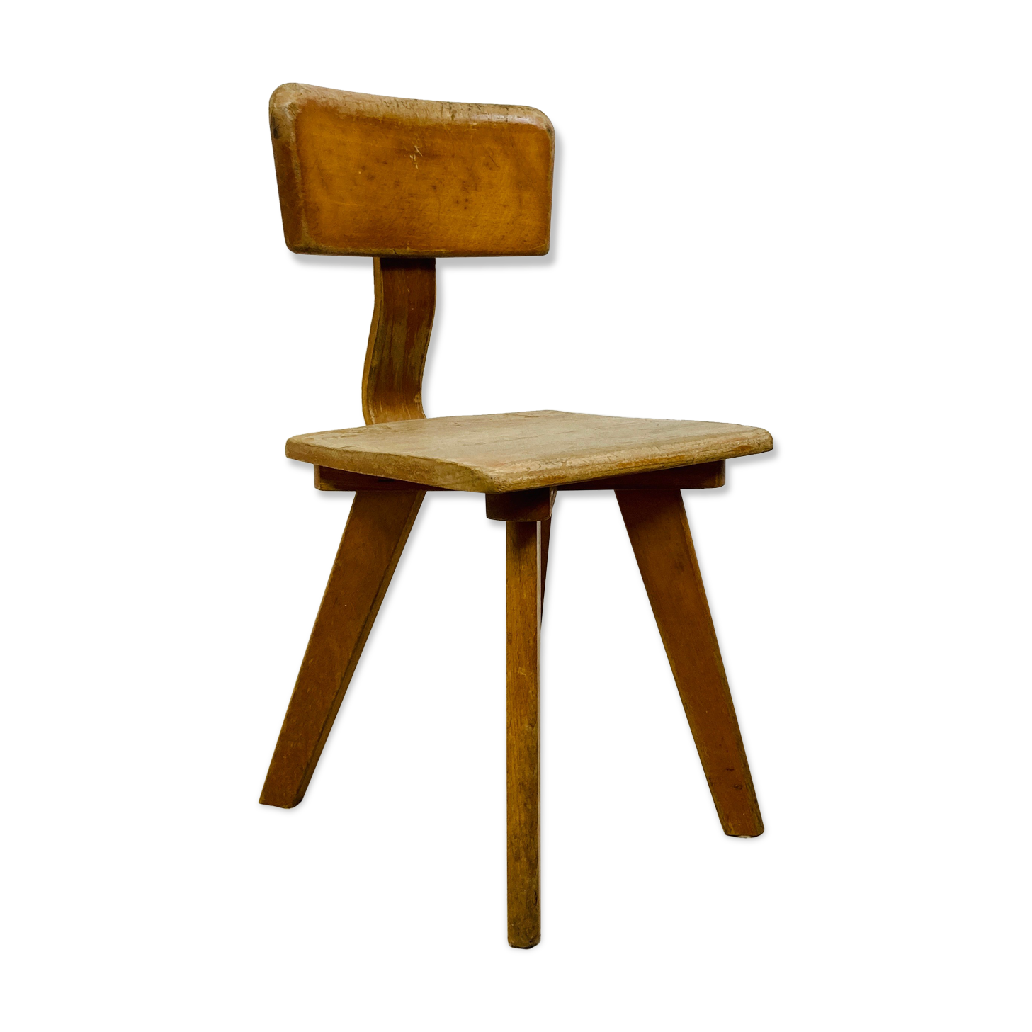 Children's chair, wooden, 70s